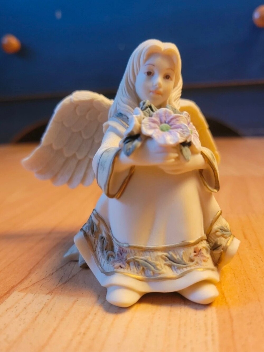 Sarah's Angels birthstone sitting angel figurine